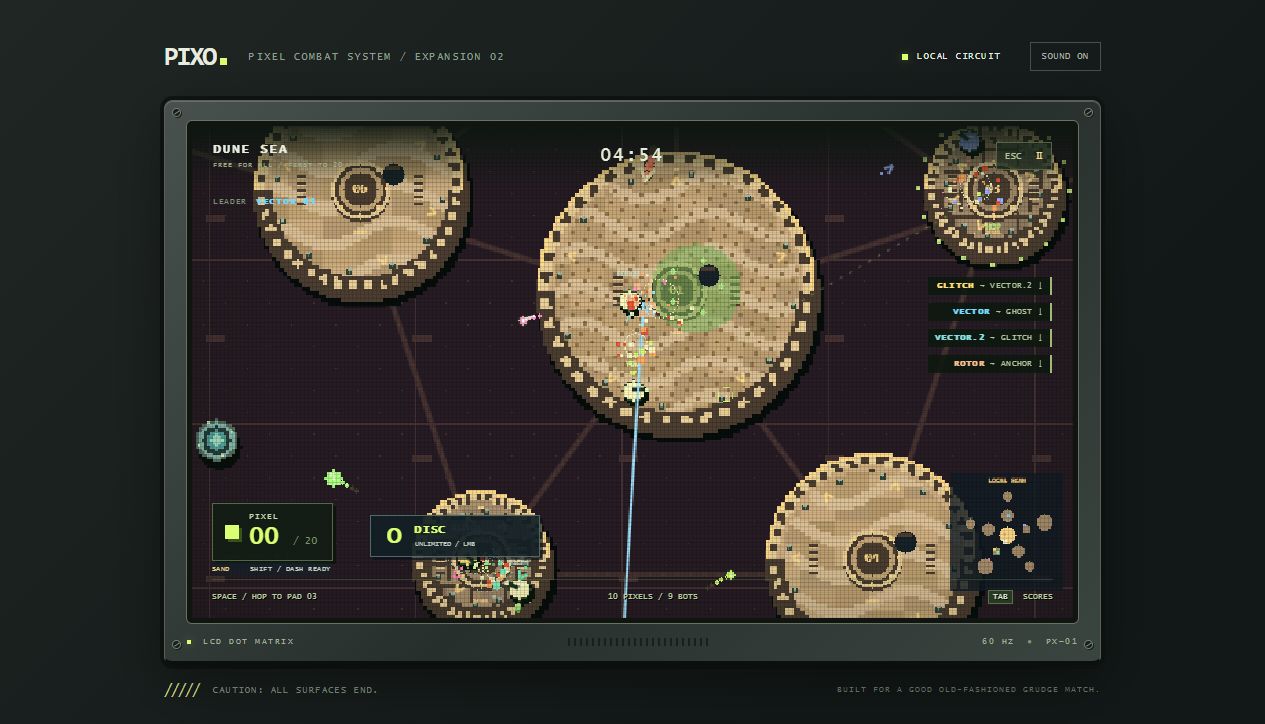 pixo expansion dunes